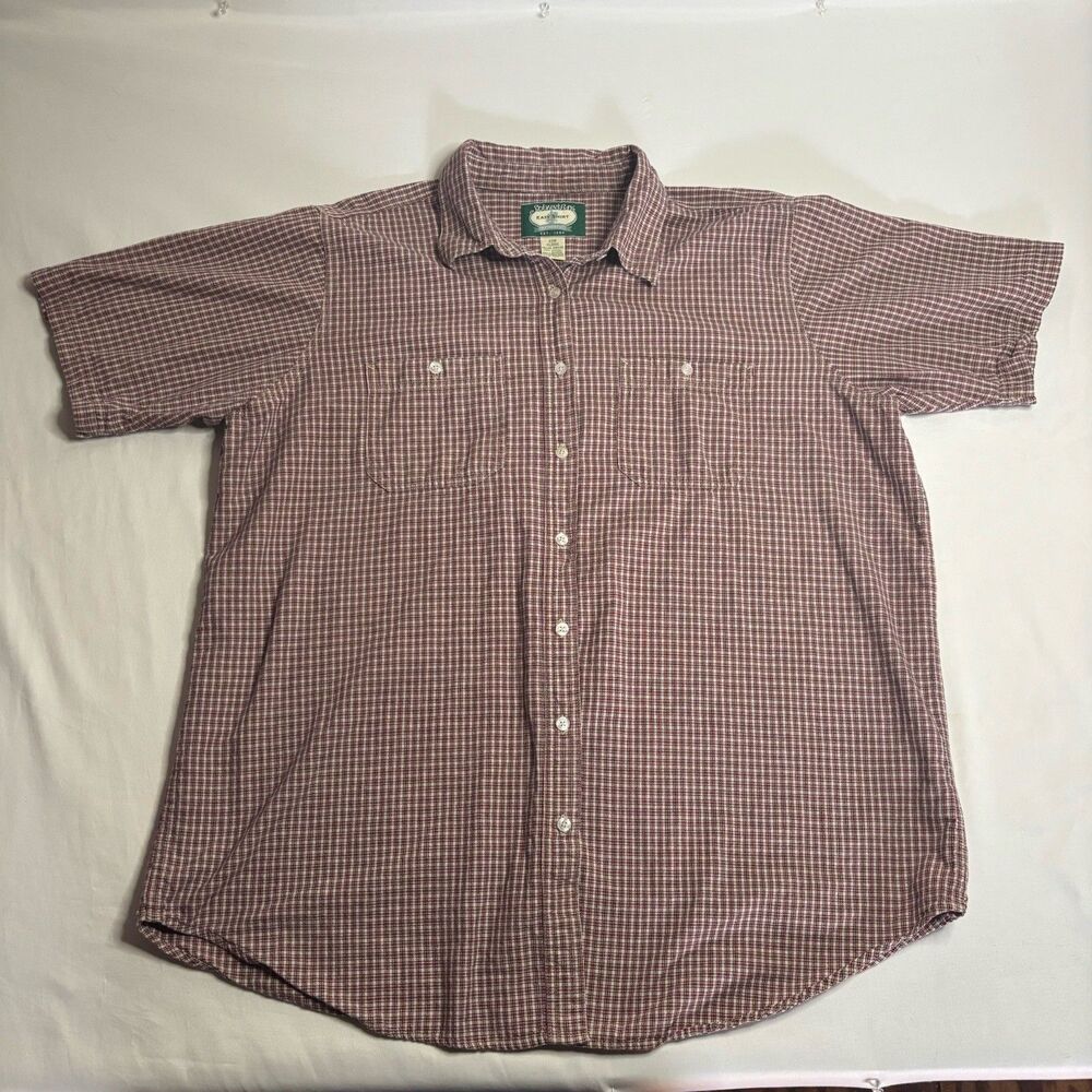 St. Johns Bay Easy Shirt Plaid Flannel Button Down 22W Plus Size
